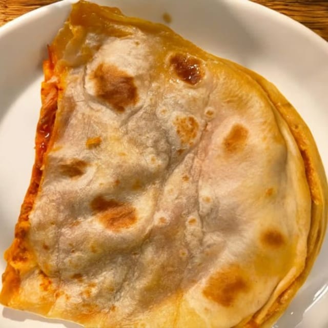 Cheese Quesadilla.