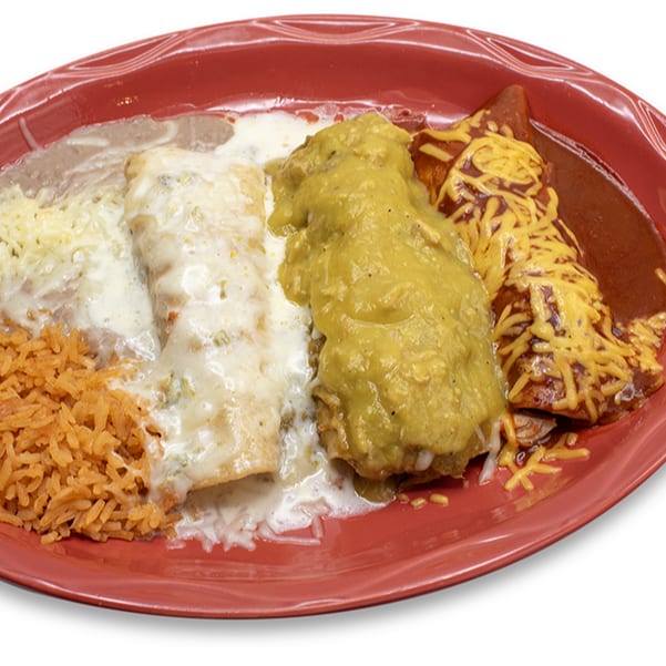 Trio Enchilada.