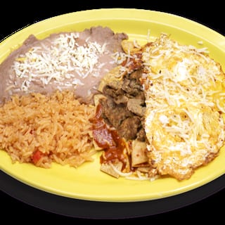 Chilaquiles Con Carne Asada