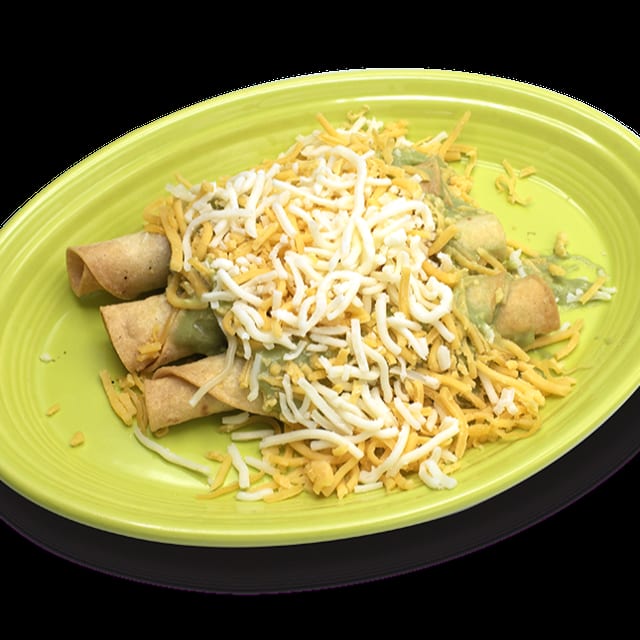 3 Rolled Tacos.